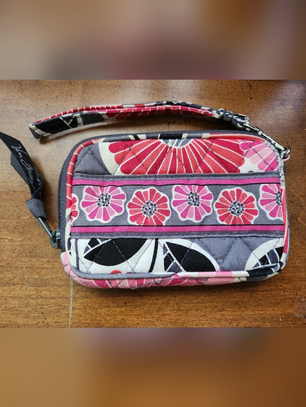 Vera Bradley Floral Quilted Wristlet